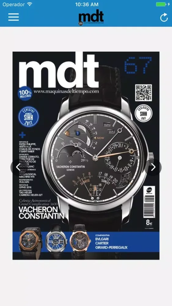 Capturas de tela do MDT (Máquinas del Tiempo)