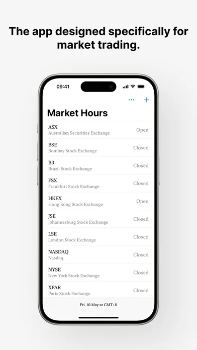 Market Hours Guide应用截图