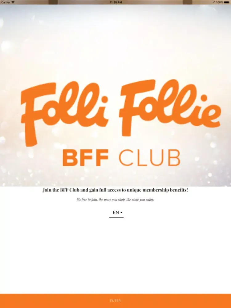 Folli Follie BFF Club iPad  Screenshots