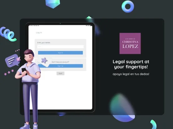 Zrzuty ekranu Christina Lopez Law iPad 