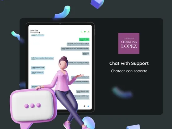Zrzuty ekranu Christina Lopez Law iPad 