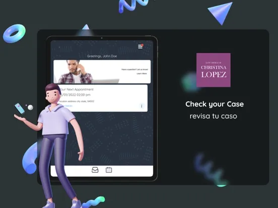 Zrzuty ekranu Christina Lopez Law iPad 