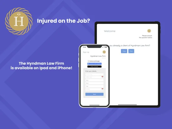 Hyndman Law Firm iPad  سکرین شاٹس