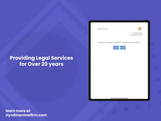 Hyndman Law Firm iPad  سکرین شاٹس