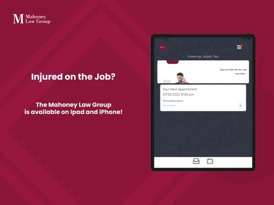 Скриншоты Mahoney Law Group iPad 