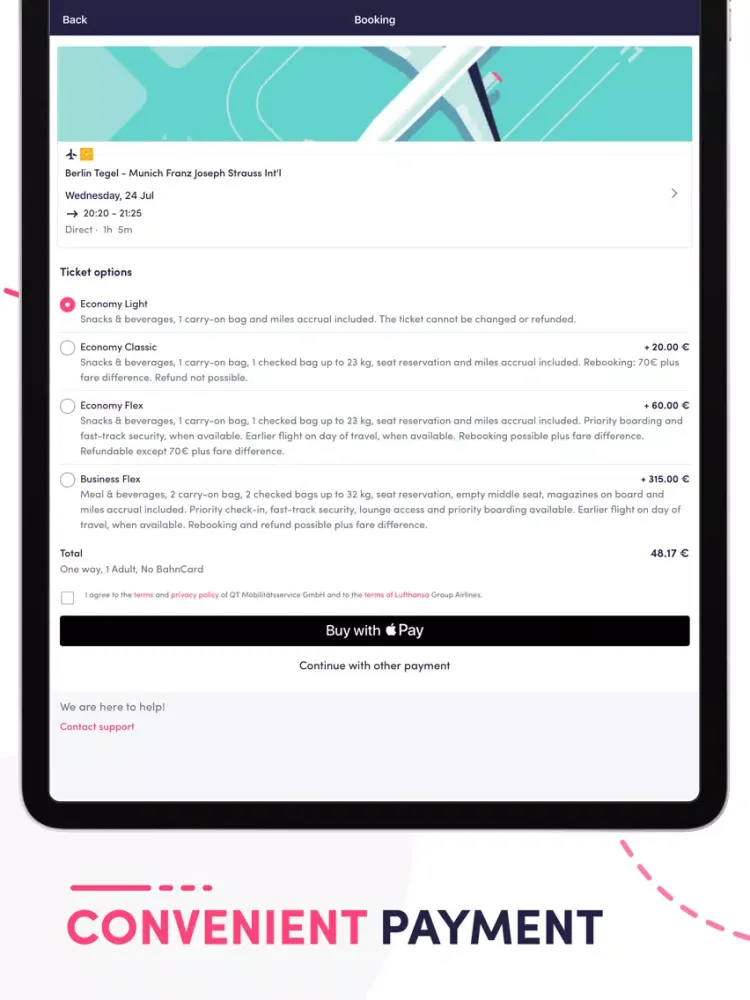 Qixxit - Train Bus Flight iPad  スクリーンショット