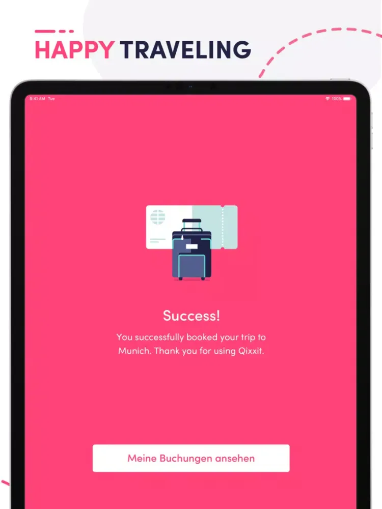 Qixxit - Train Bus Flight iPad  スクリーンショット