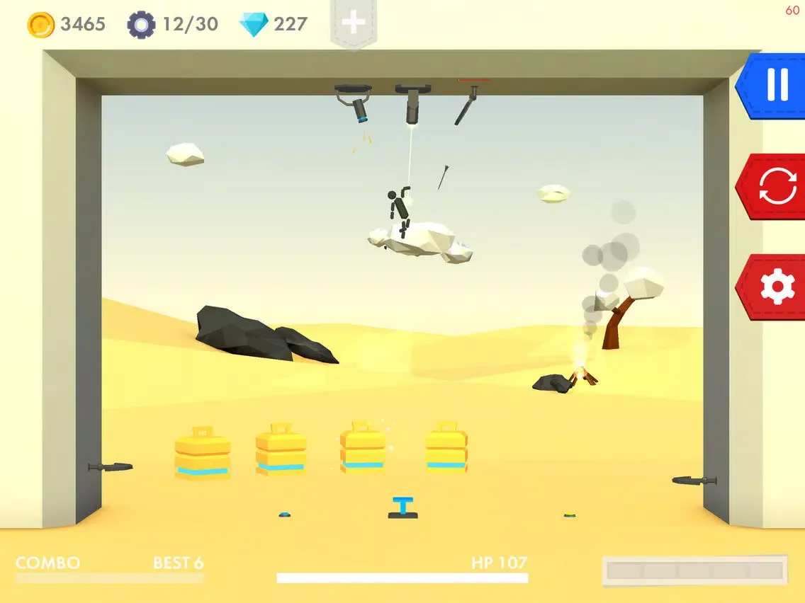 Stickman - Destroy Me iPad  Ekran Görüntüleri