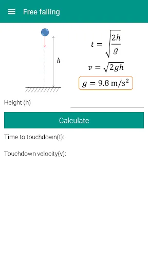 Скриншоты Physics Formulas