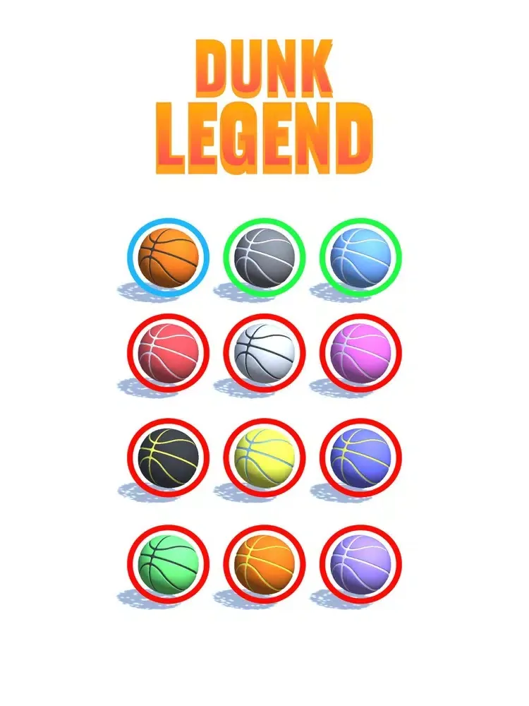 Dunk Legend iPad  スクリーンショット