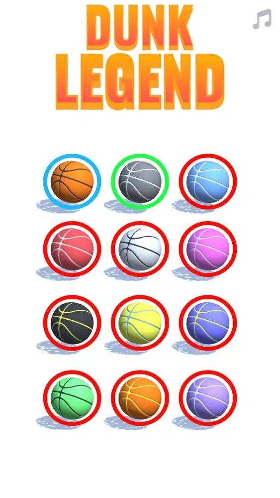 Dunk Legend スクリーンショット