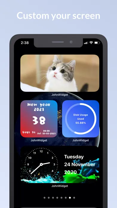 John Widget سکرین شاٹس