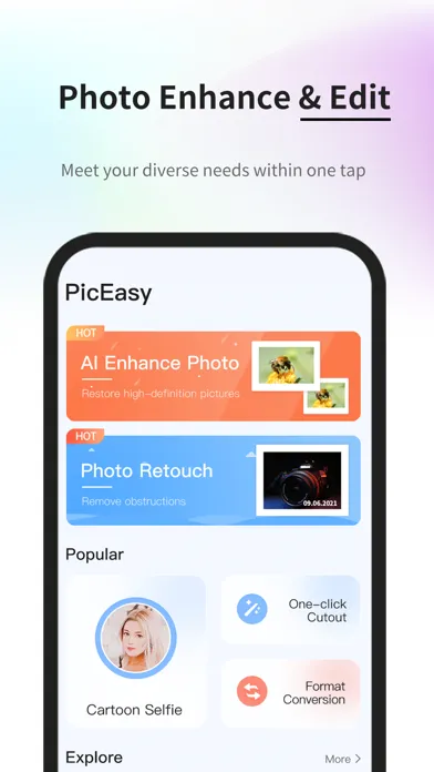 PicEasy : Photo Enhance & Edit Screenshots