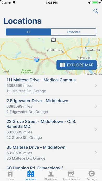 Middletown Medical. Screenshots