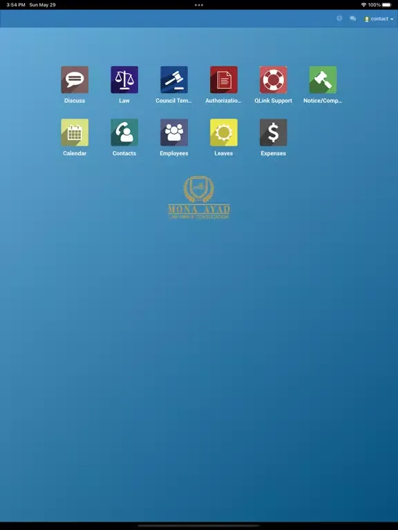 Capturas de pantalla de Mona Ayad Law Firm iPad 
