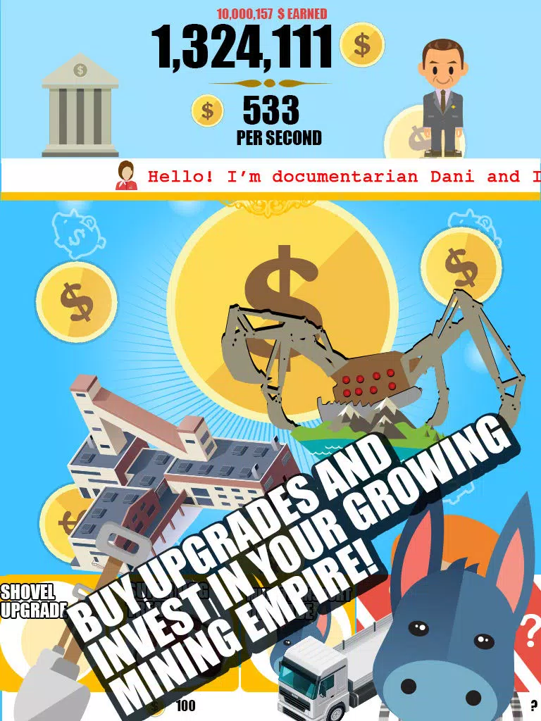 Coin Miner: Clicker Empire iPad  Screenshots