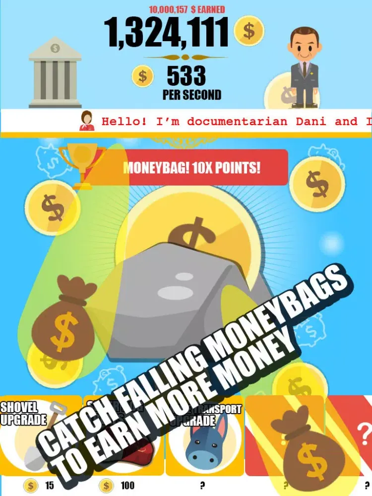 Coin Miner: Clicker Empire iPad 应用截图