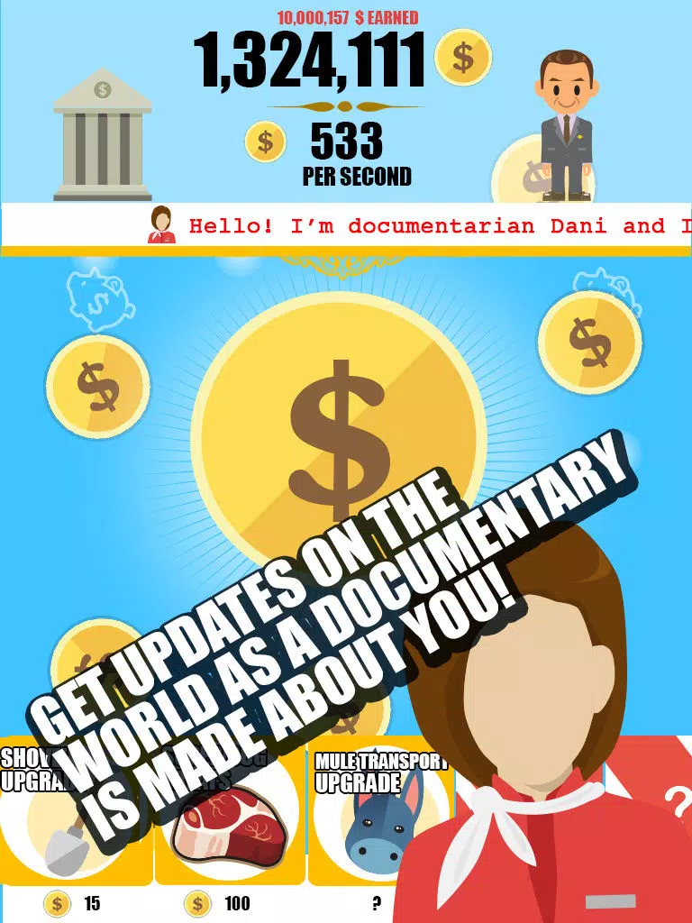 Coin Miner: Clicker Empire iPad  Screenshots