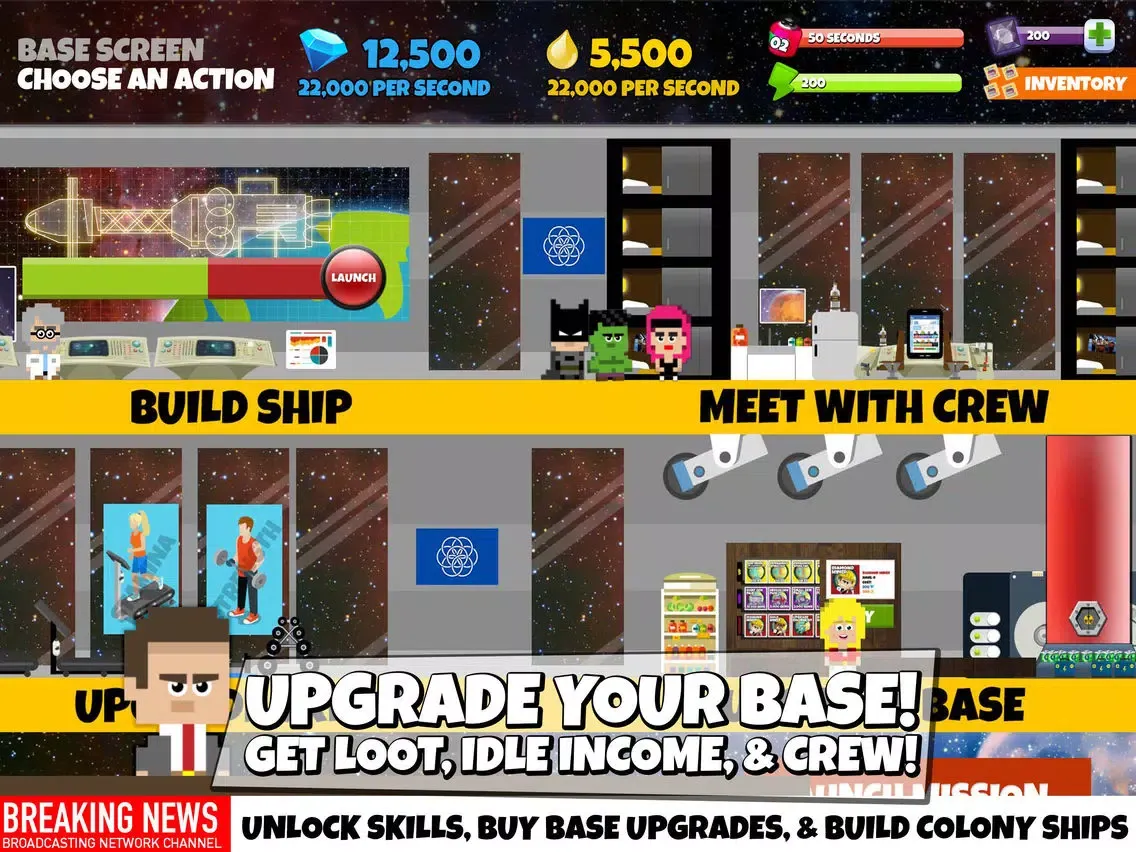 Скриншоты Clicker Force: Space Miners iPad 