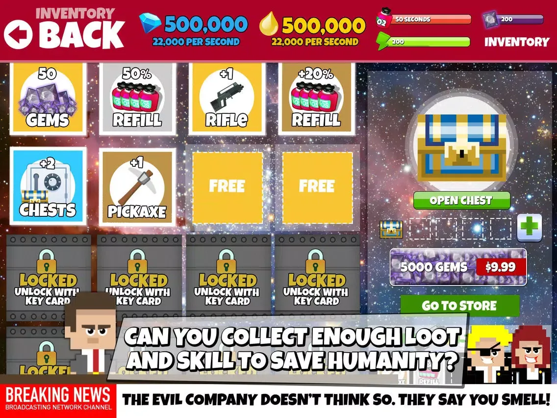Скриншоты Clicker Force: Space Miners iPad 