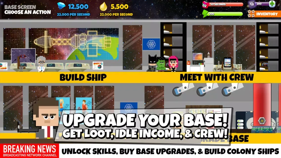 Скриншоты Clicker Force: Space Miners