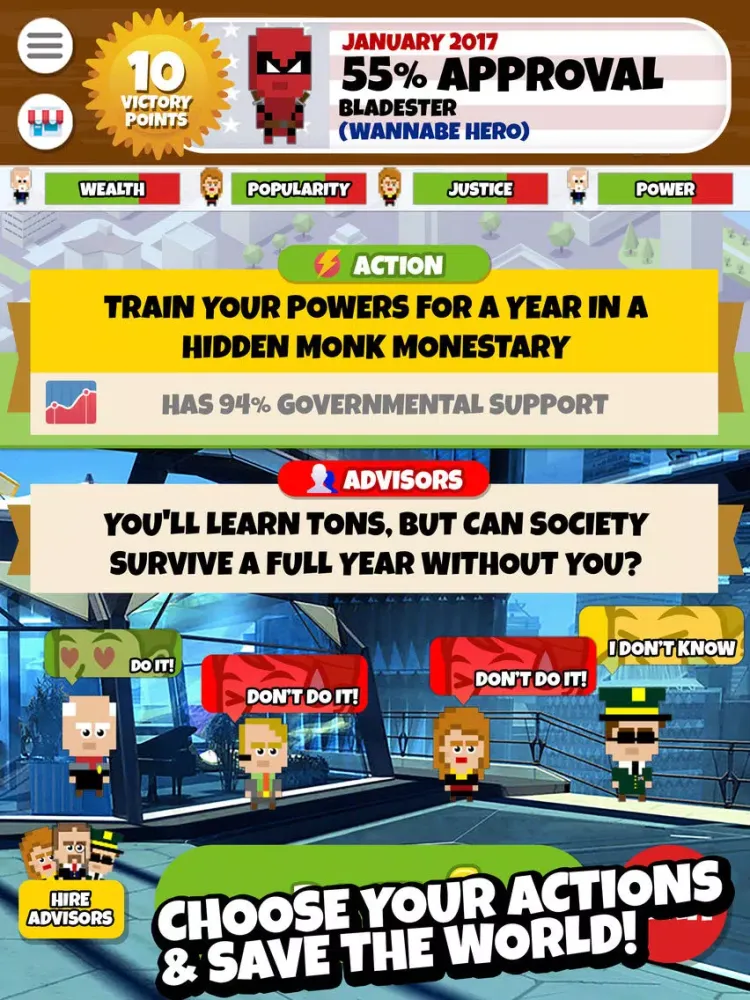 Capturas de pantalla de Superhero Simulator Game iPad 