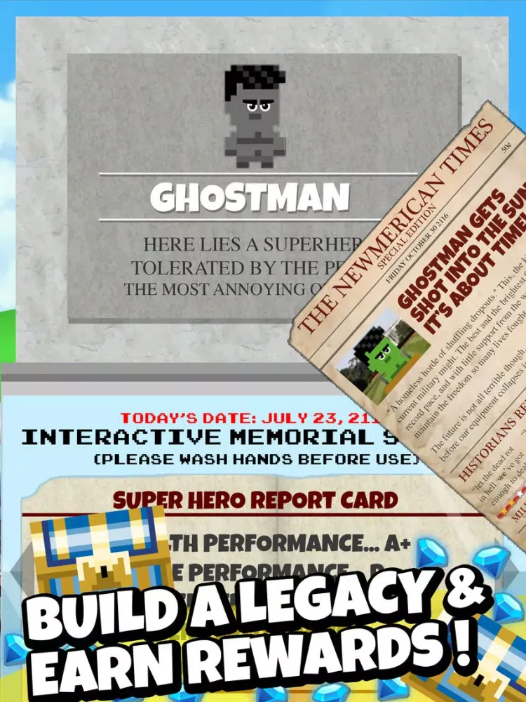 Capturas de pantalla de Superhero Simulator Game iPad 