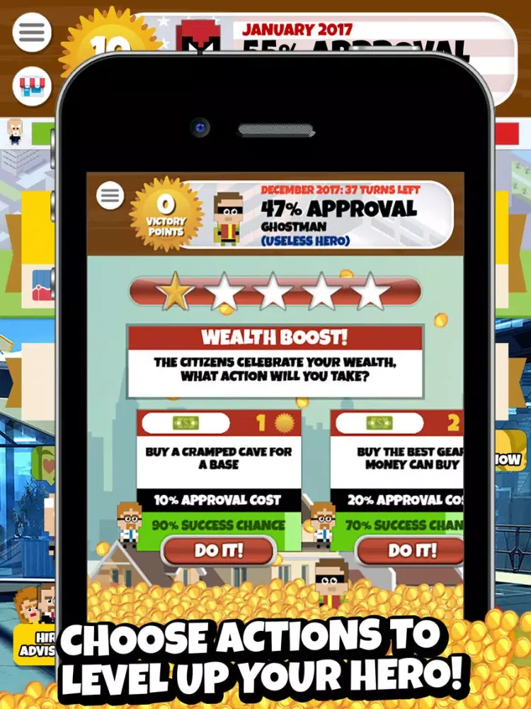 Capturas de pantalla de Superhero Simulator Game iPad 