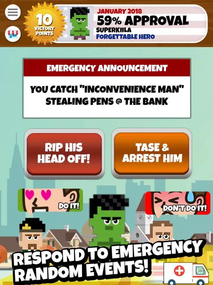 Capturas de pantalla de Superhero Simulator Game iPad 