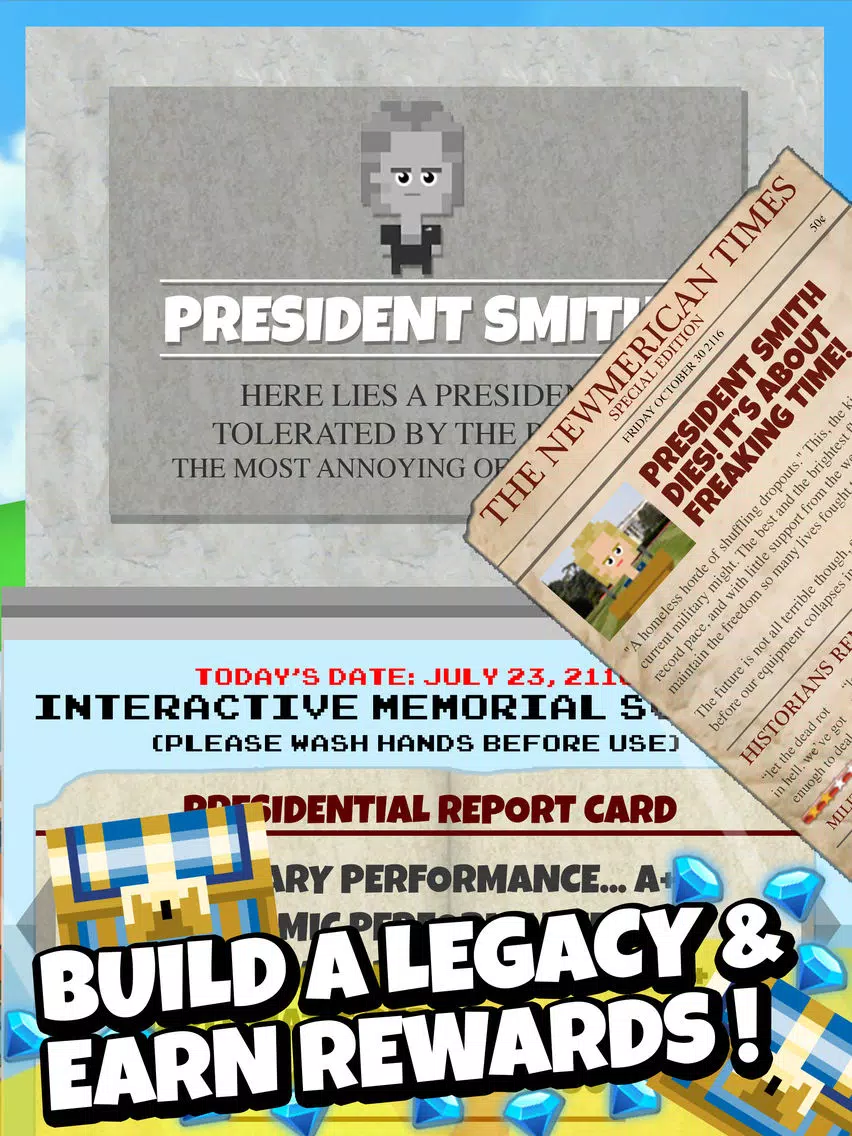 President Simulator Game iPad  스크린샷