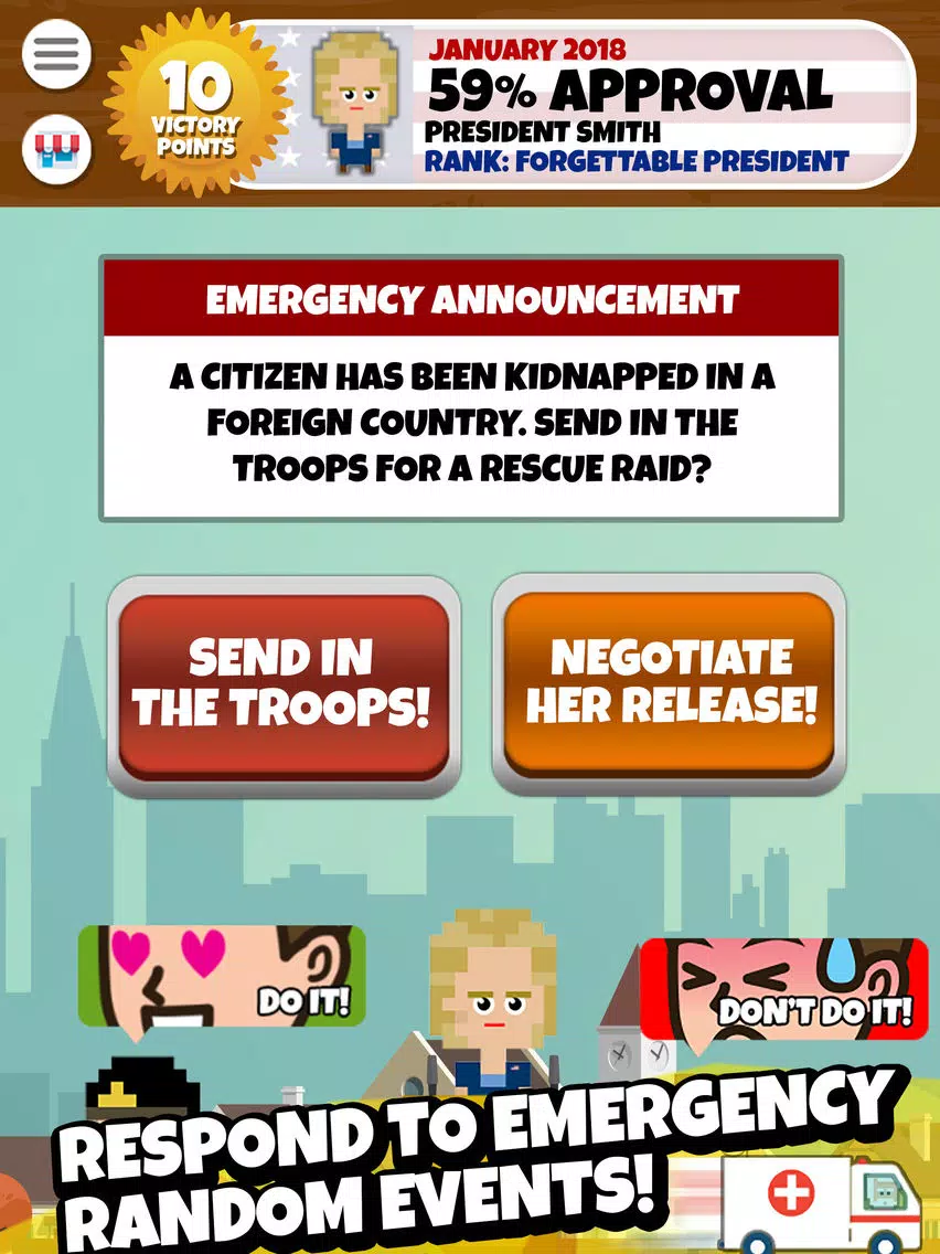 President Simulator Game iPad  스크린샷
