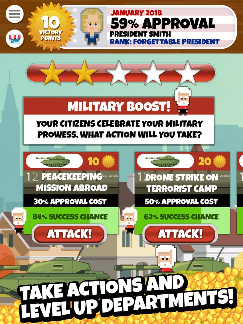 President Simulator Game iPad  스크린샷