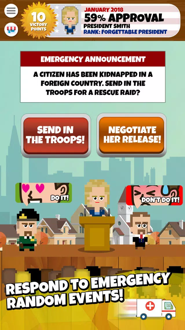 President Simulator Game 스크린샷