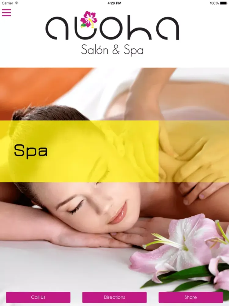 Capturas de pantalla de Aloha Salon & Spa iPad 