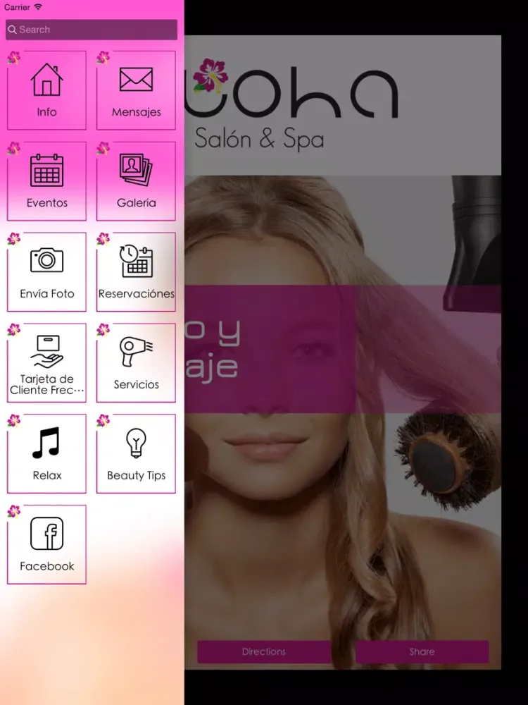 Capturas de pantalla de Aloha Salon & Spa iPad 