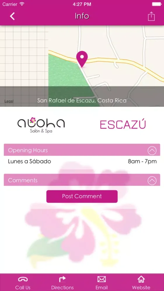 Capturas de pantalla de Aloha Salon & Spa