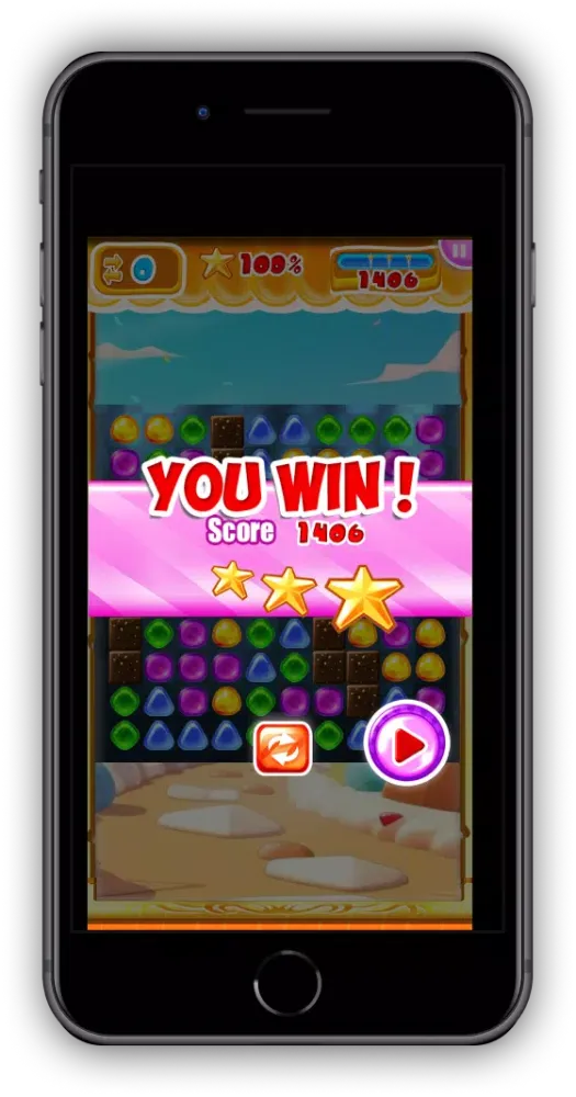 Captures d'écran de Jelly Crush - Match-3 Game