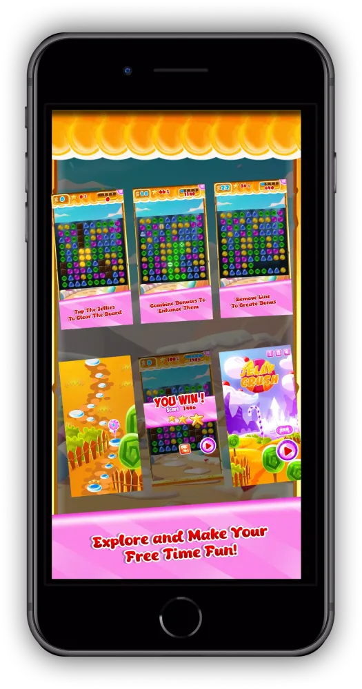 Captures d'écran de Jelly Crush - Match-3 Game