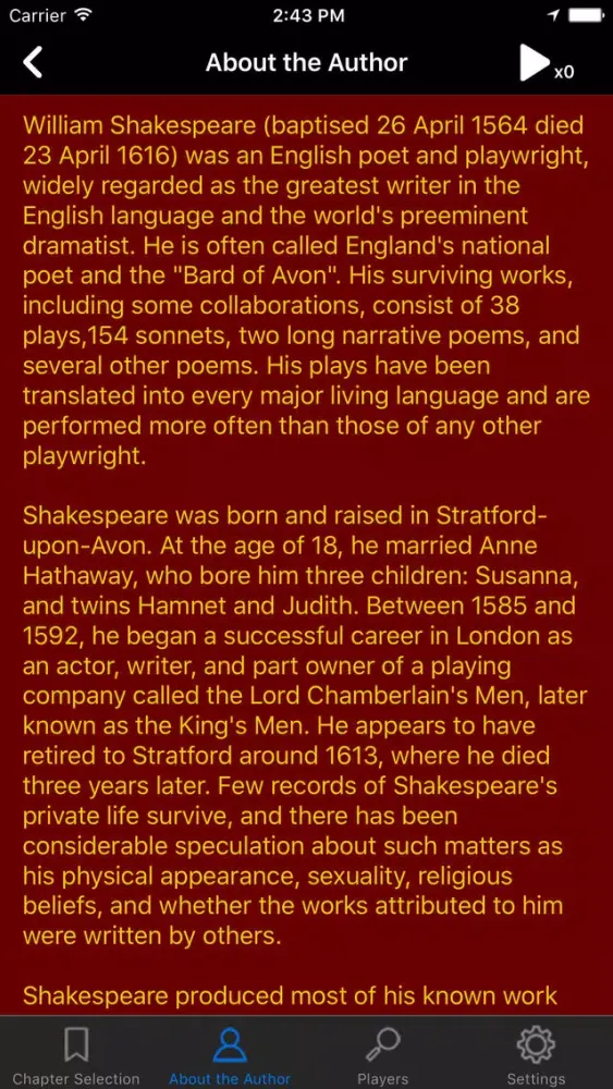 Capturas de pantalla de Shakespeare: All's Well That Ends Well