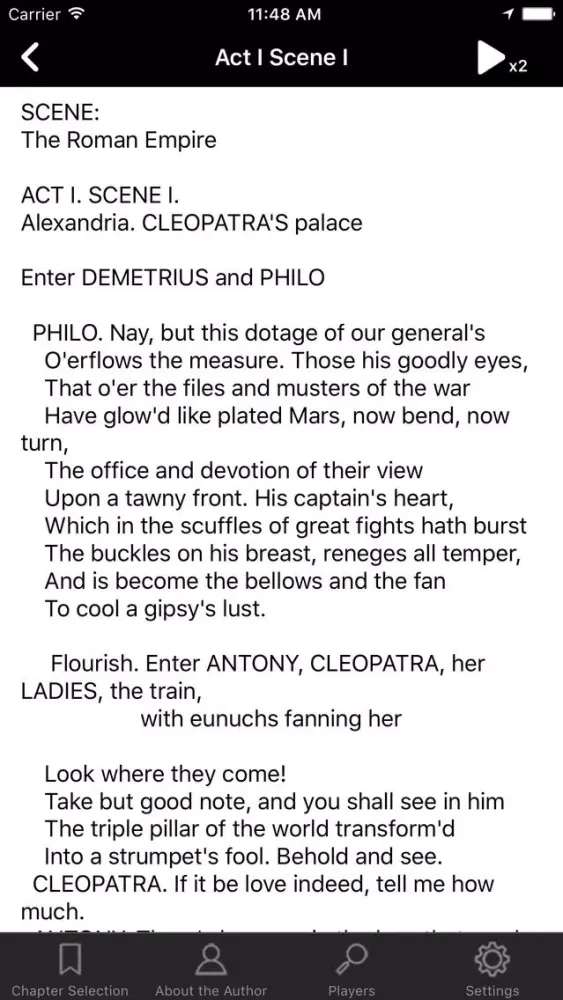 Скриншоты The Tragedy of Antony and Cleopatra