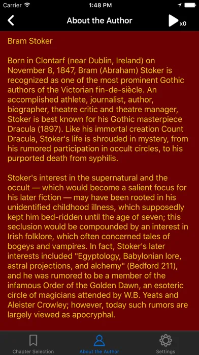 Dracula - Bram Stoker应用截图