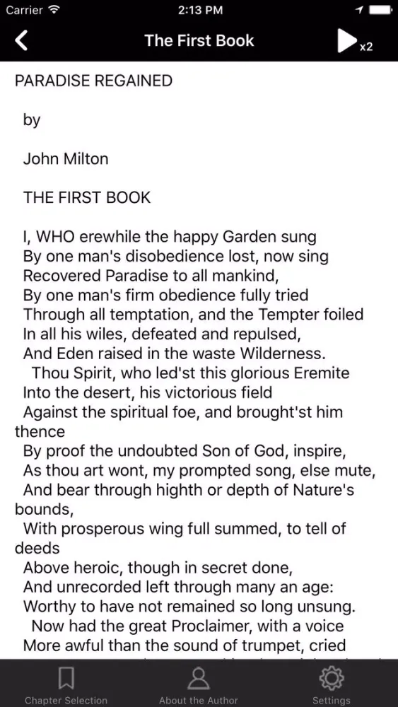 ภาพหน้าจอของ Paradise Regained!