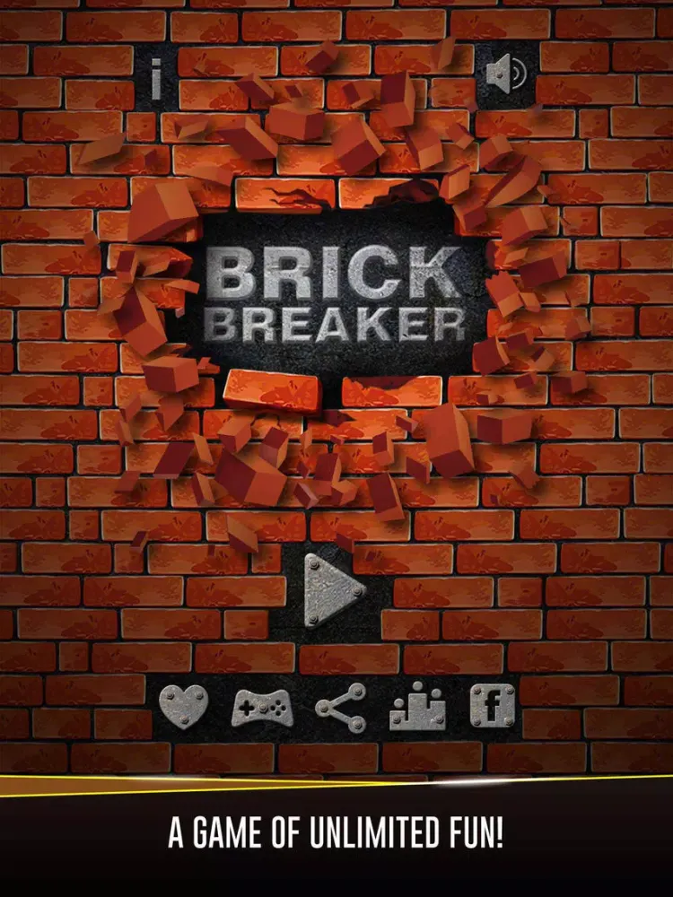 Tangkapan skrin The Brick Breaker King iPad 