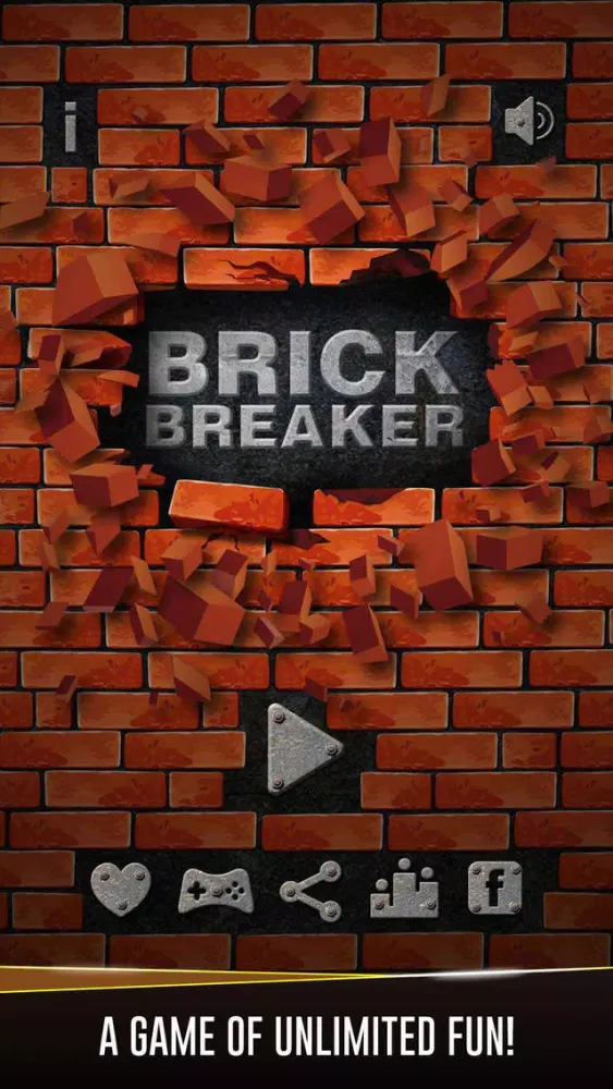 Tangkapan skrin The Brick Breaker King