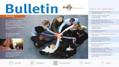 ภาพหน้าจอของ NALP Bulletin