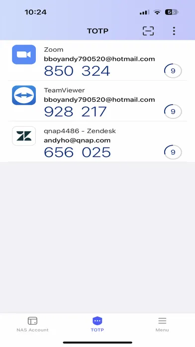 تصاویر QNAP Authenticator