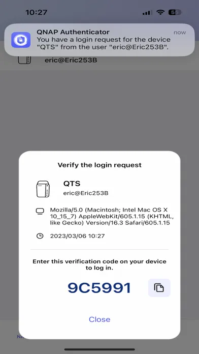 تصاویر QNAP Authenticator
