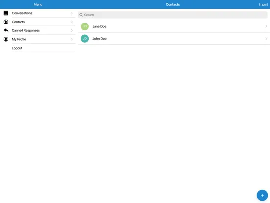 صور qVOICE Messaging iPad 