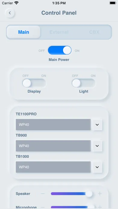 Zrzuty ekranu Q-NEX
