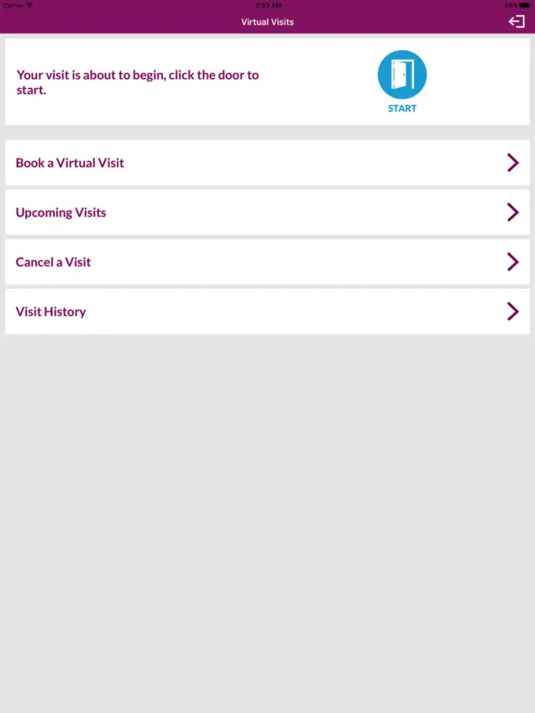 PATH Virtual Visits iPad  Ekran Görüntüleri